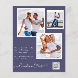 Leahg PHOTO WEDDING INVITE Save The Date Thank You Flyer