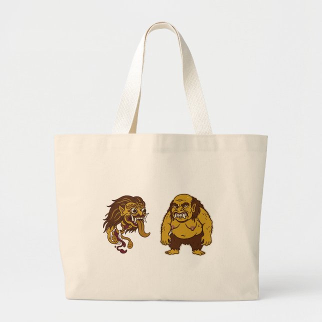 Leak & Celuluk Large Tote Bag (Front)