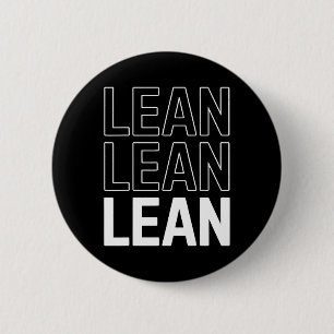 Lean Bodybuilding Workout Motivation Fitness Gym G 2 Inch Round Button