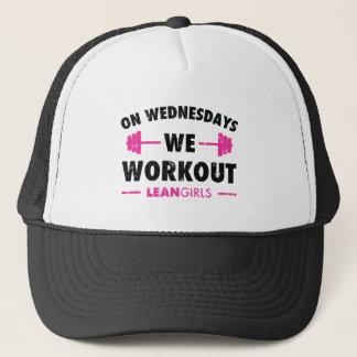 Lean Girls On Wednesdays We Workout Trucker Hat