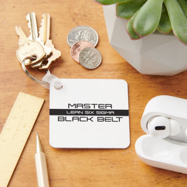 Lean Six Sigma Master Black Belt  Keychain (Desk)