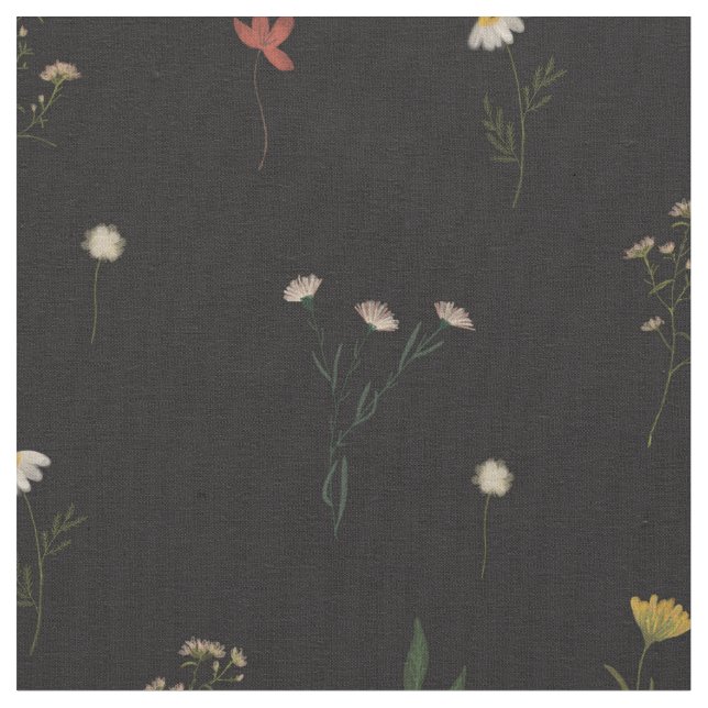 Leander Wildflowers Fabric (Close Up)