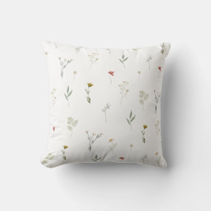 Leander Wildflowers Throw Pillow