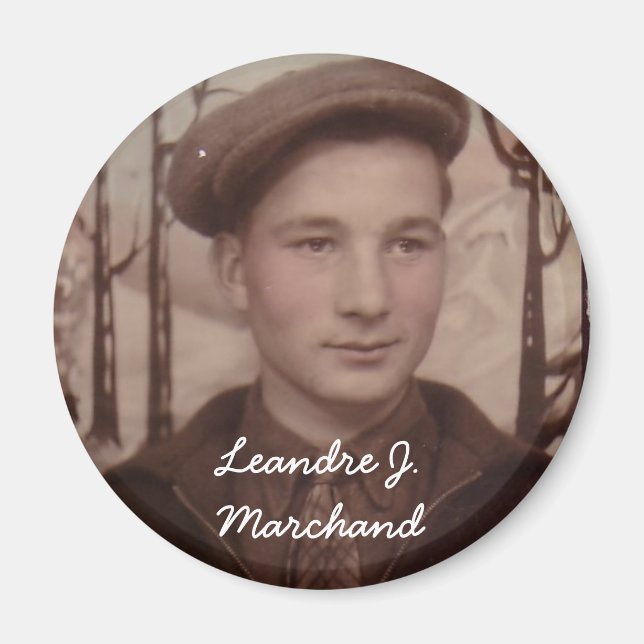 leandre, Leandre J. Marchand Magnet (Front)