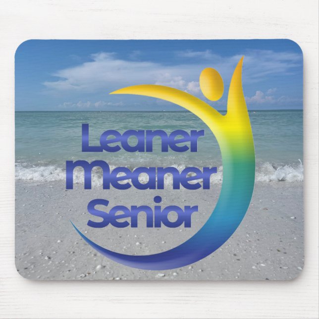 Leaner Meaner Senior Mouse Pad, Siesta Key Edition Pad (Front)