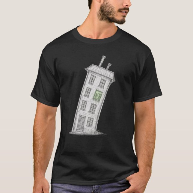 "Leaning House with a Window Light T-Shirt (Front)