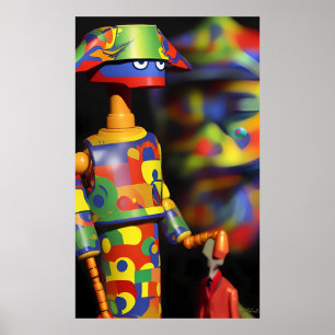 Leaning Into Her Social Obligations Poster