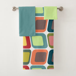 Leaning Rectangles  Bath Towel Set