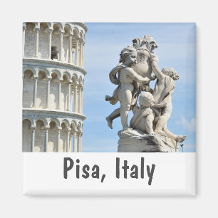 Leaning tower and La Fontana dei Putti, Pisa Magnet