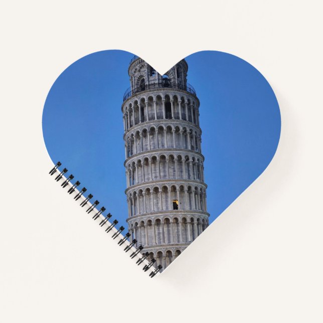 Leaning Tower at Dusk Notebook (Front)