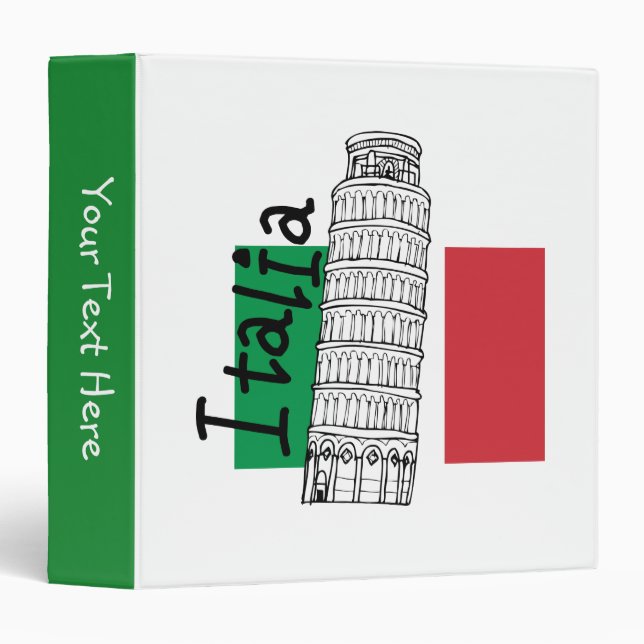 Leaning Tower Binder (Front/Spine)