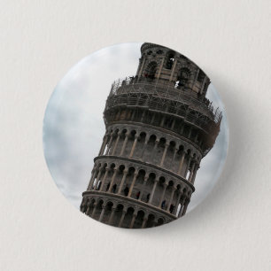 Leaning Tower of Pisa 2 Inch Round Button