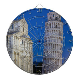 Leaning Tower of Pisa at night Dartboard