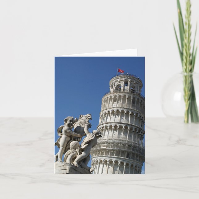 Leaning Tower of Pisa Card (Front)