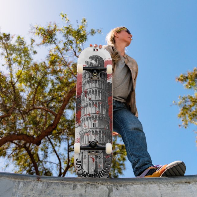 Leaning Tower of Pisa Dd Brand Skateboard (Outdoor 1)