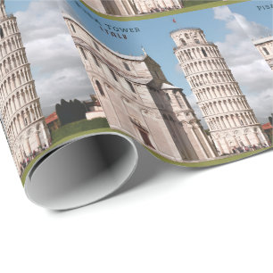 Leaning Tower of Pisa Italy Europe Travel Wrapping Paper