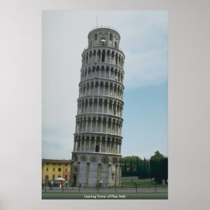 Leaning Tower of Pisa, Italy Poster