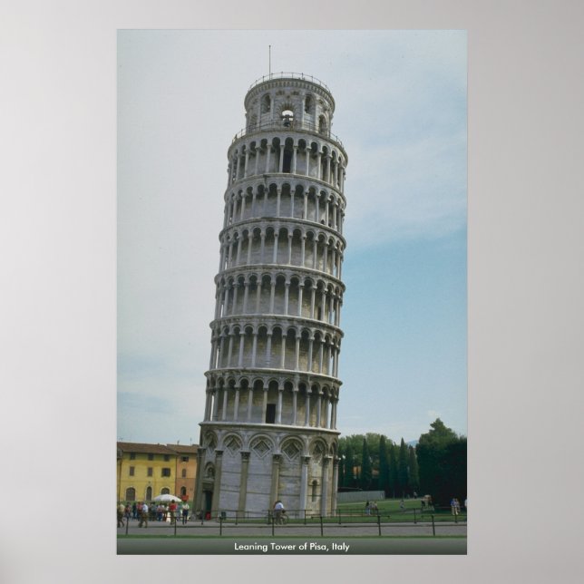 Leaning Tower of Pisa, Italy Poster (Front)