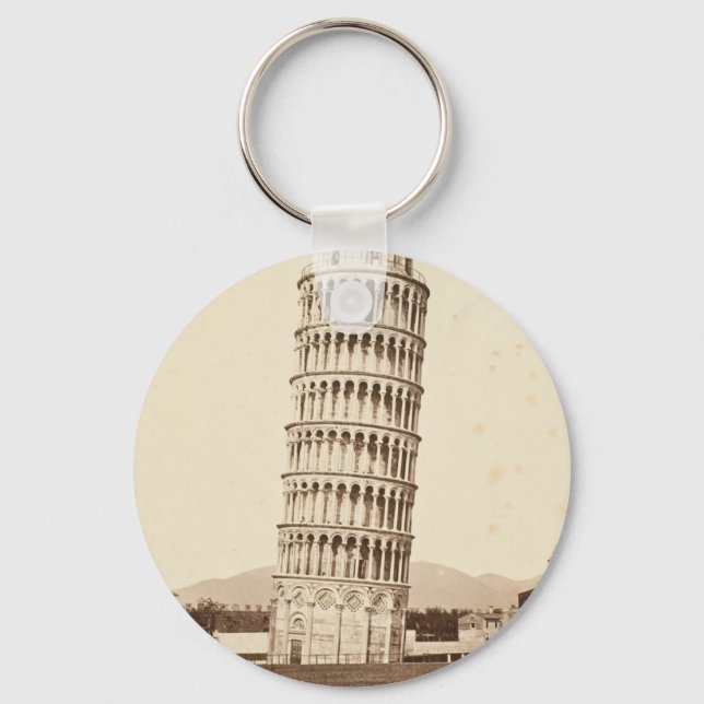 Leaning Tower of Pisa Keychain (Front)
