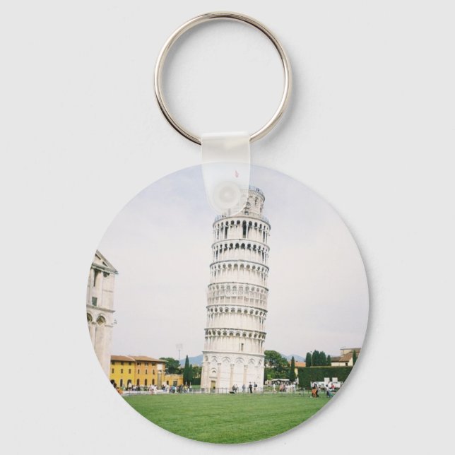 Leaning Tower of Pisa Keychain (Front)