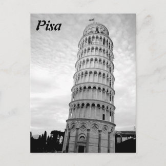 Leaning tower of Pisa Postcard