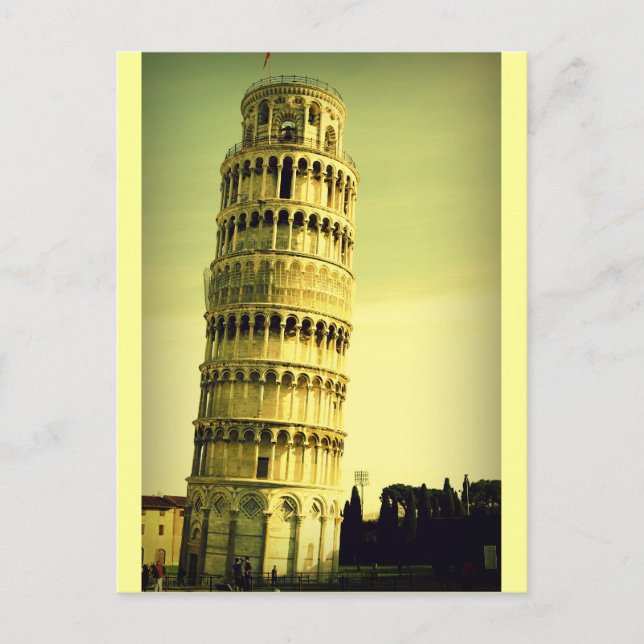 Leaning Tower of Pisa Postcard (Front)