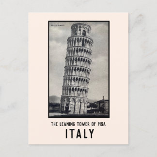 Leaning Tower of Pisa Postcard