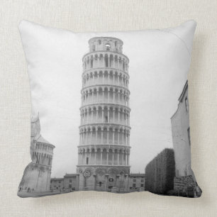 Leaning Tower of Pisa Throw Pillow