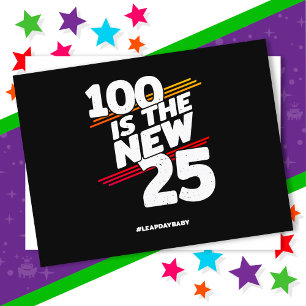 Leap Day 100th Birthday Party New Leap Year Feb 29 Postcard