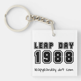 LEAP DAY 1988 KEYCHAIN