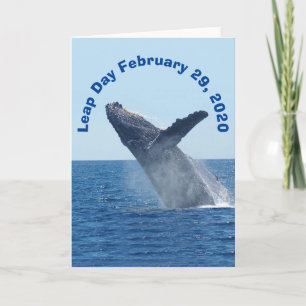 Leap Day February 29, 2020 Card
