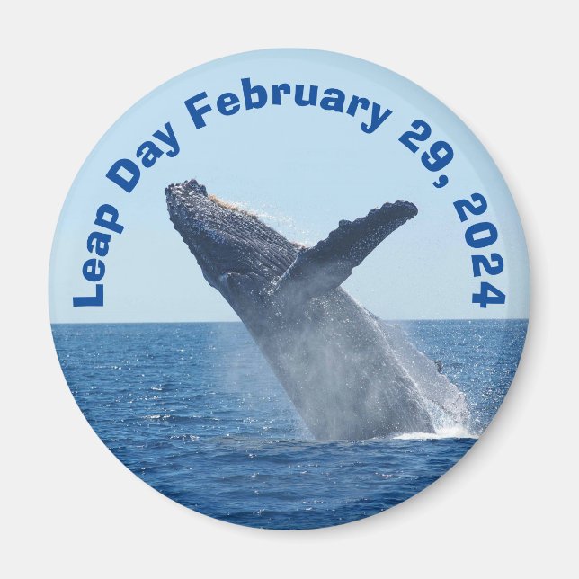 Leap Day February 29, 2024 Magnet (Front)