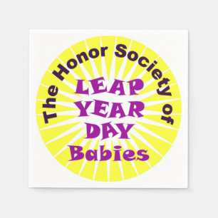 LEAP DAY LOGO NAPKIN