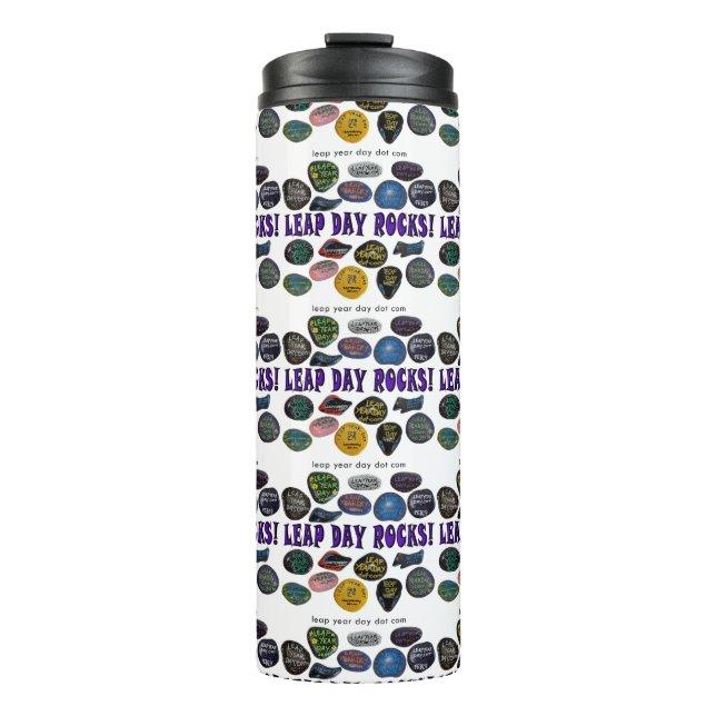 LEAP DAY ROCKS! THERMAL TUMBLER (Front)