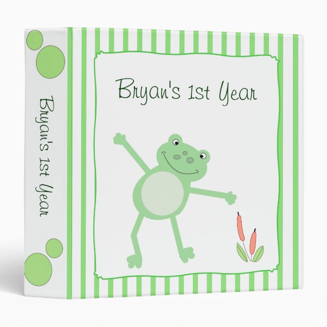 Leap Frog Froggy Baby Photo Album Classeur du albu (Devant/Côté)
