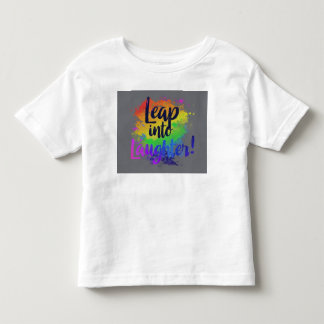 Leap into laughter toddler t-shirt