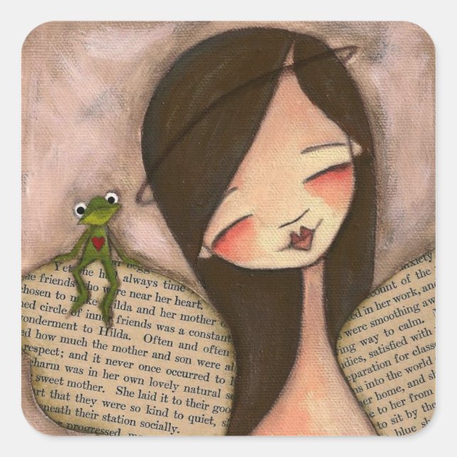 Leap of Faith (Brunette) - Stickers (Devant)