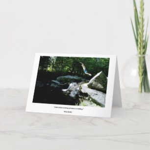 Leap of Faith - Daring Adventure Quote, H Keller Card