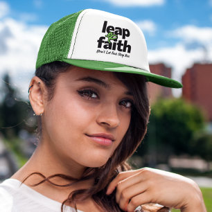 Leap Of Faith Don't Let Fear Stop You Trucker Hat