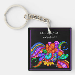 Leap of Faith Keychain