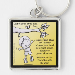 Leap of Faith Keychain