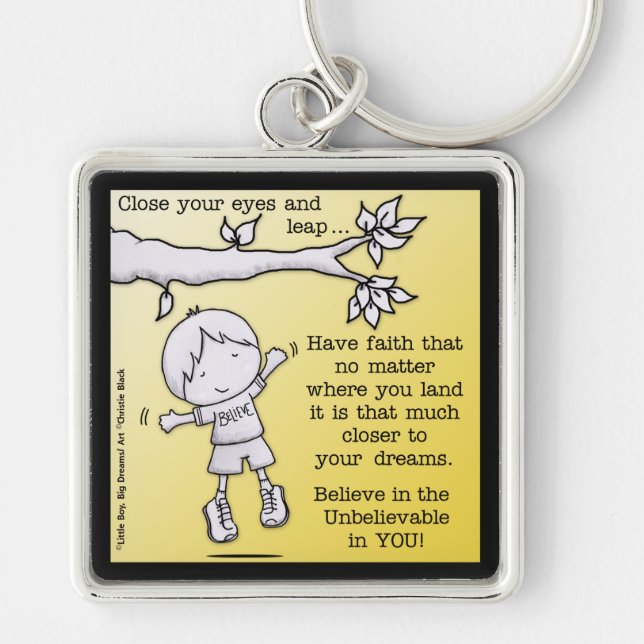 Leap of Faith Keychain (Front)