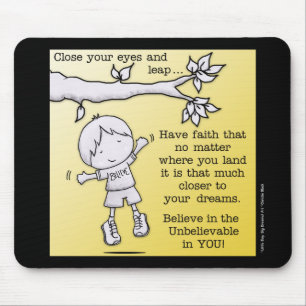 Leap of Faith Mouse Pad