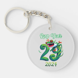 Leap Year 2024 Keychain