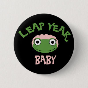 Leap Year Baby 2 Inch Round Button