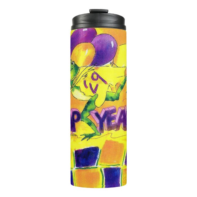 Leap Year Balloons Thermal Tumbler (Front)
