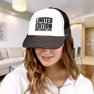 Leap Year Birthday Born February 29 Leap Day Trucker Hat