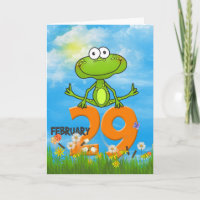 Leap Year Birthday frog
