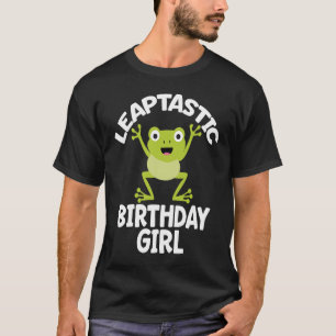 Leap Year Birthday Girl  Pun February 29th Frog T-Shirt