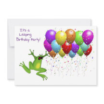 Leap Year Birthday Invitation
